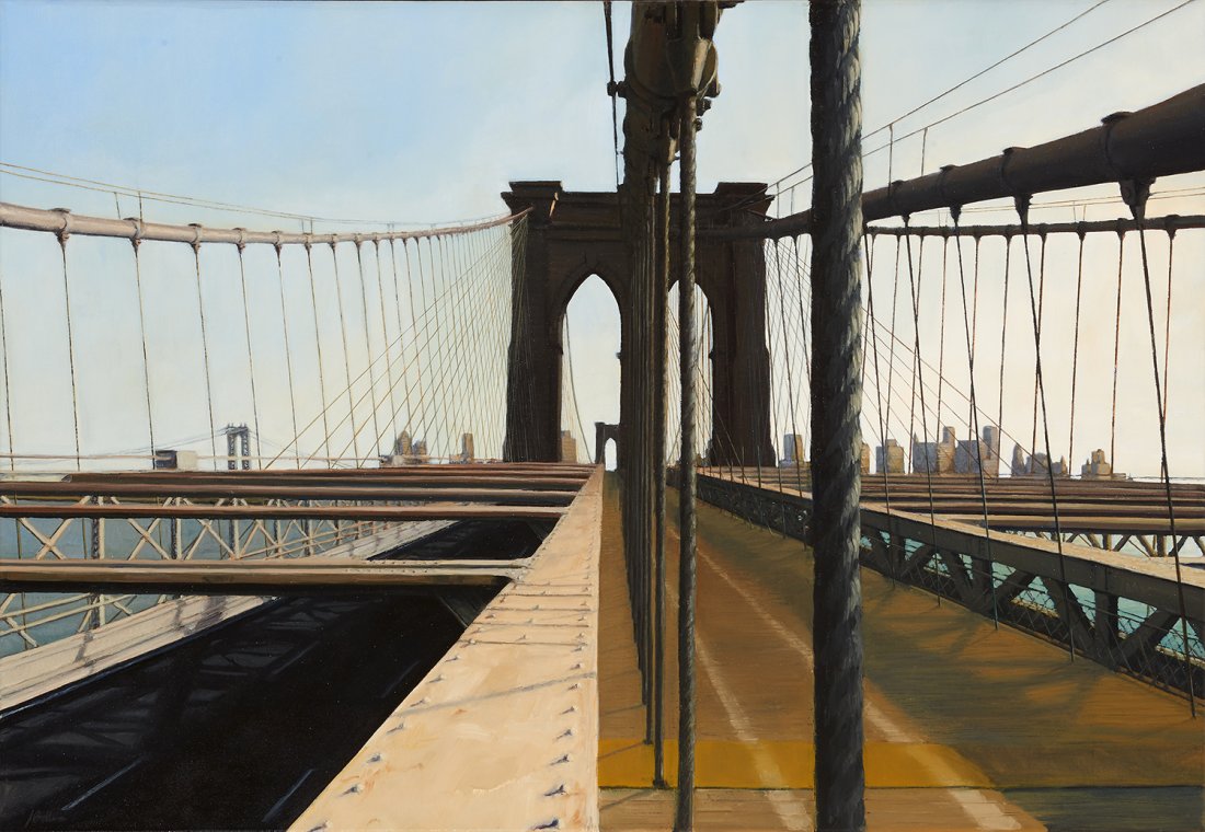 Jeff Bellerose, Rigging, 2013, oil on canvas, 29 x 42 in.