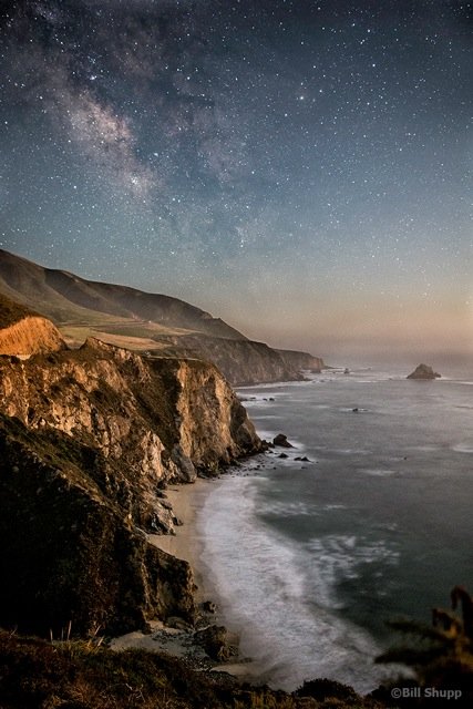 "Big Sur in the Moonlight" Photographer: Bill Shupp