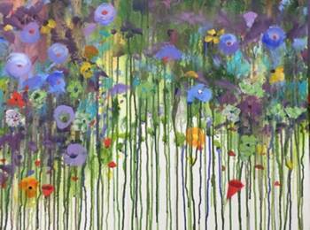 "Fields I",Artist: Joyce Savre, Acrylic on Canvas